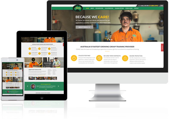 Screenshot nof app on laptop, phone and ipad