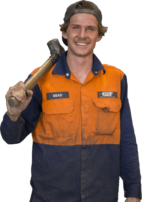 Bradley, now a qualified boilermaker